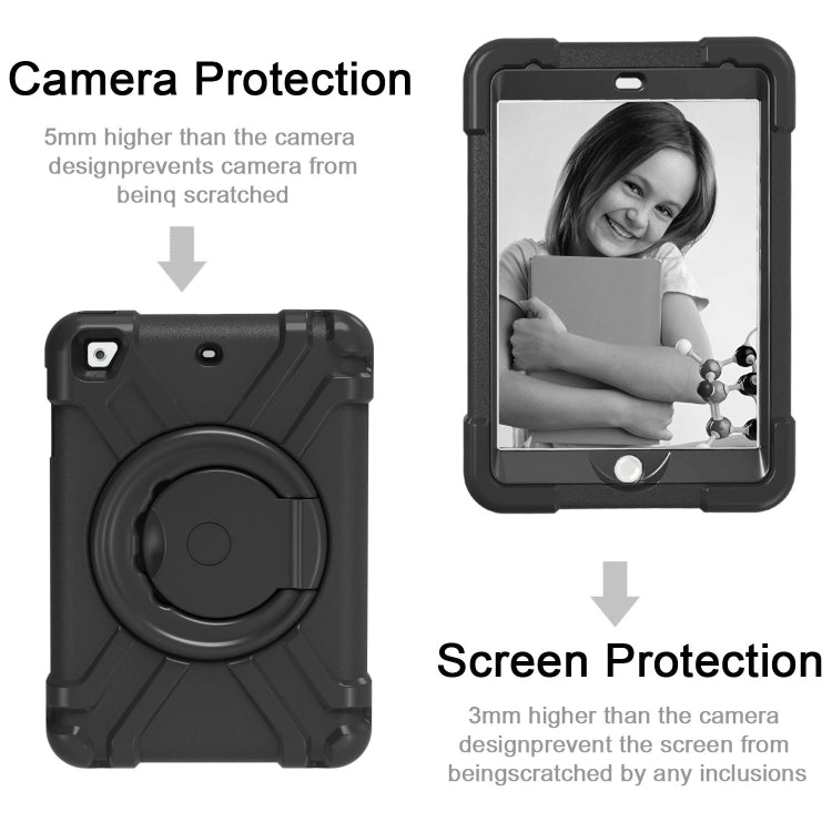 EVA + PC Flat Protective Shell with 360 ° Rotating Bracket