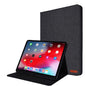 Horizontal Flip TPU + Fabric PU Leather Protective Case with Name Card Clip
