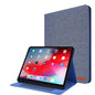 Horizontal Flip TPU + Fabric PU Leather Protective Case with Name Card Clip