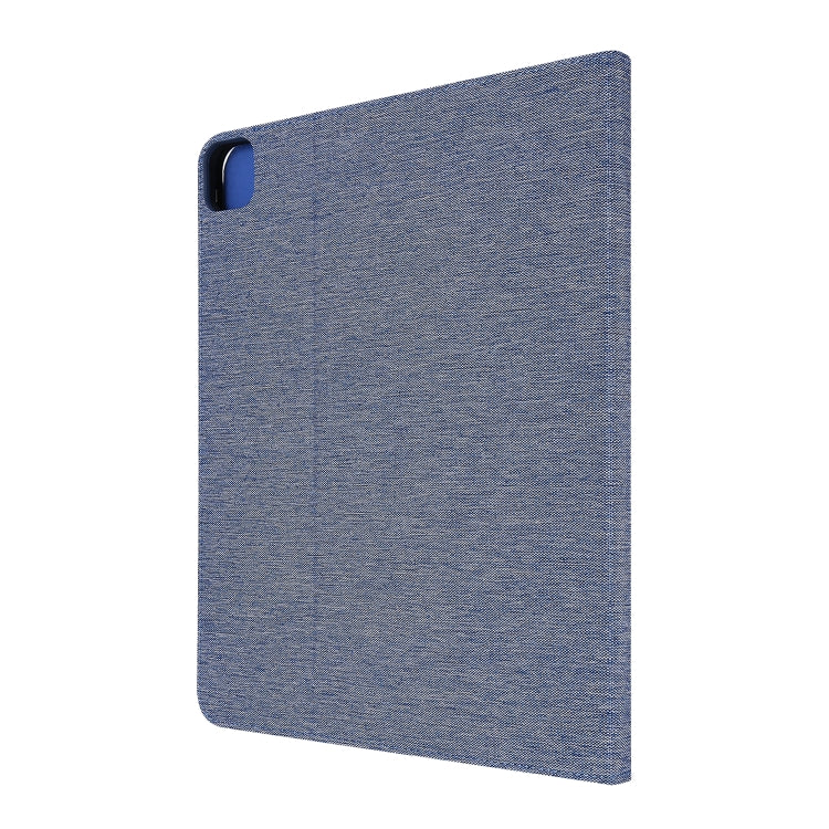 Horizontal Flip TPU + Fabric PU Leather Protective Case with Name Card Clip