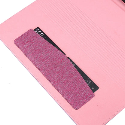 Horizontal Flip TPU + Fabric PU Leather Protective Case with Name Card Clip