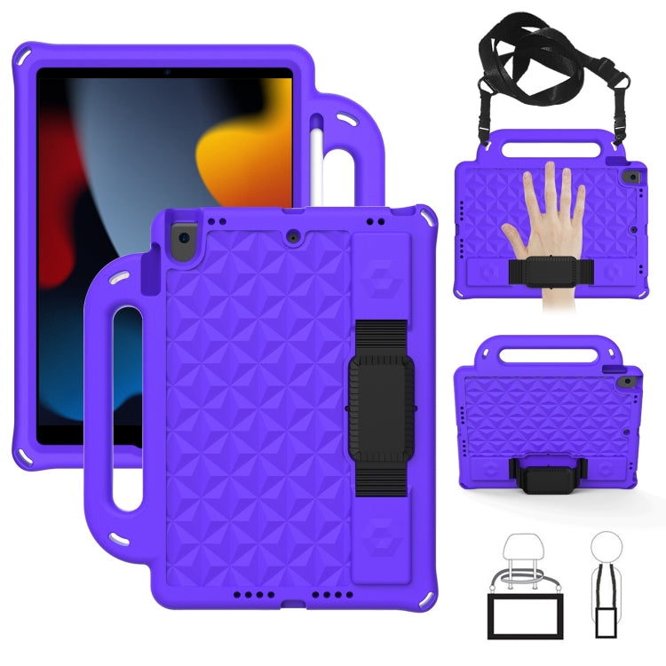 Diamond Back Design Style EVA Children's Fall Proof Cover Flat Protective Shell With Strap