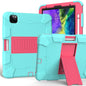 For iPad Pro 11 (2020) Shockproof Two-Color Silicone Protection Case with Holder & Pen Slot