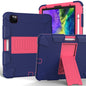 For iPad Pro 11 (2020) Shockproof Two-Color Silicone Protection Case with Holder & Pen Slot