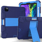 For iPad Pro 11 (2020) Shockproof Two-Color Silicone Protection Case with Holder & Pen Slot