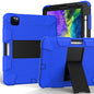 For iPad Pro 11 (2020) Shockproof Two-Color Silicone Protection Case with Holder & Pen Slot