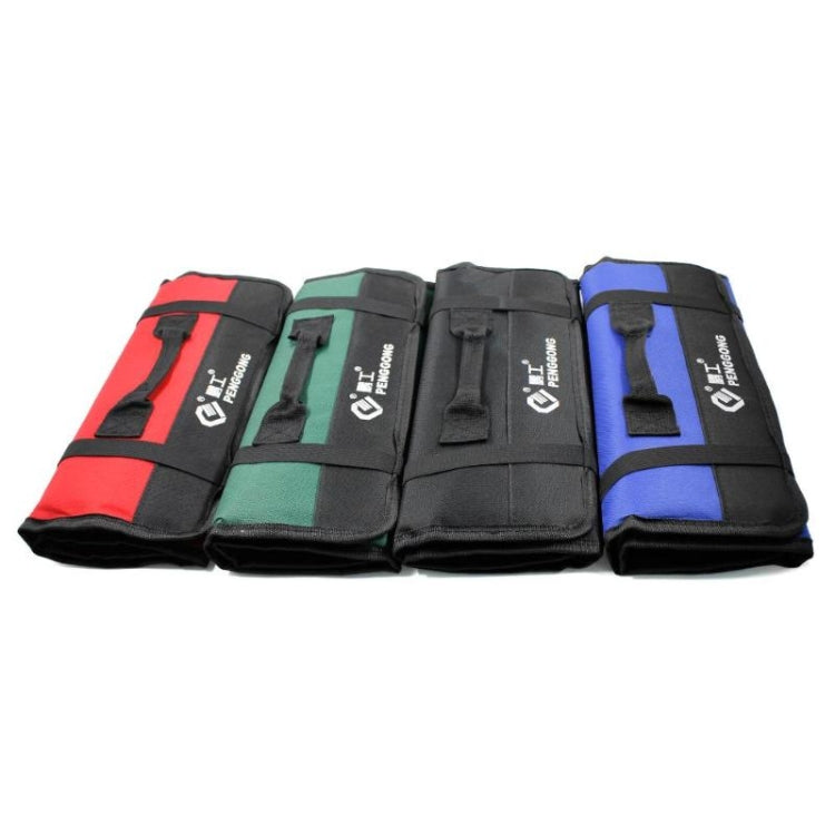 Multi-function Waterproof Oxford Carrying Folding Roll Bags Portable Storage Tool Bag, Red, Black, Green, Blue