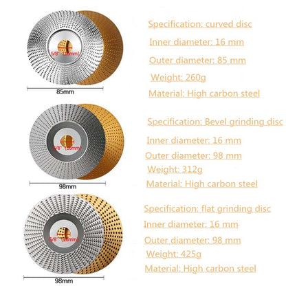 Woodworking Sanding Thorn Disk Angle Grinder Thorn Disk Plastic Grinding Disk Polishing Disk, Flat, Bevel, Arc