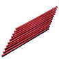 10 PCS Car Interior Mouldings Decorative Air Conditioning Outlet U-shaped Bright Strip Clip, Red, Purple, Gold