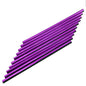 10 PCS Car Interior Mouldings Decorative Air Conditioning Outlet U-shaped Bright Strip Clip, Red, Purple, Gold