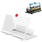 14 inch 3D Mobile Phone Screen Stretching Bracket Amplifier, Black, White