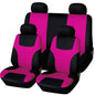 Universal Car Seat Cover Personality Stitching Automotive Chairs Protective Sleeve Cloth Automobile Seats Covers, Green, Yellow, Orange, red, pink, Blue