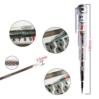 70-250V IP56 Waterproof Voltage Tester Induced Electric Pen Detector Screwdriver Probe Test Pen, Probe Test Pen
