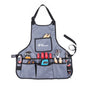 PENGGONG Waterproof Canvas Gardening Apron Tools Bag Electrician Tool Organizer For Toolkit, Grey, ArmyGreen, Blue, Black