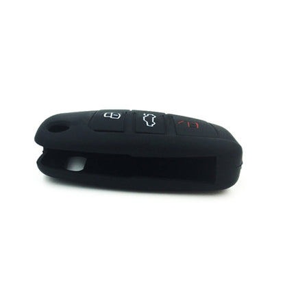 2 PCS Car Key Cover Silicone Flip Key Remote Holder Case Cover for Audi Q3 A3 A1, Black, Green, Pink, Blue, Red