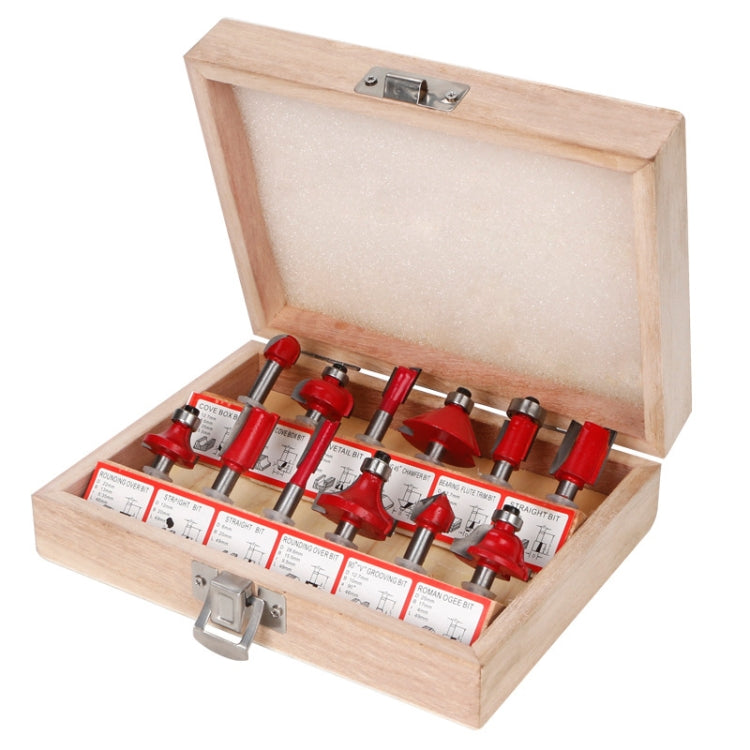 Woodworking Milling Cutter Set Trimming Machine Head Electric Wood Milling Engraving Machine Cutter, Red 1/4 Handle 12PCS, Blue 1/4 Handle 12PCS, Red 1/2 Handle 12PCS, Blue 1/2 Handle 12PCS, Red 1/4 Handle 15PCS, Red 1/2 Handle 15PCS�������������������...