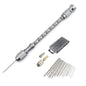 HIAIM Punch Semi-automatic Twist Drill Hand Drill Set, Hand Drills +0.3-1.6 Bits 20 PCS
