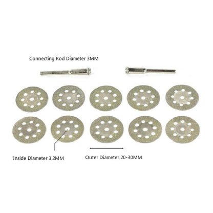 8 Holes Emery Cutting Chip Jade  Saw Blade Electric Grinder Accessories