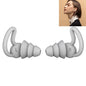 1 Pair Shark Fin Nnti-falling and Noise-reducing Earplugs Anti-Noise Earplugs For Sleeping Dormitory Noise Reduction And Noise Prevention Earplugs, Gray (2 Layers), Black (2 Layers), Gray (3 Layers), Black (3 Layers)