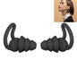 1 Pair Shark Fin Nnti-falling and Noise-reducing Earplugs Anti-Noise Earplugs For Sleeping Dormitory Noise Reduction And Noise Prevention Earplugs, Gray (2 Layers), Black (2 Layers), Gray (3 Layers), Black (3 Layers)