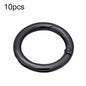 10pcs Zinc Alloy Spring Ring Metal Open Bag Webbing Keychain, Half-inch Light Gold, Half-inch Black, Half-inch Silver, 2 inch Light Gold, 2 inch Black, 2 inch Silver