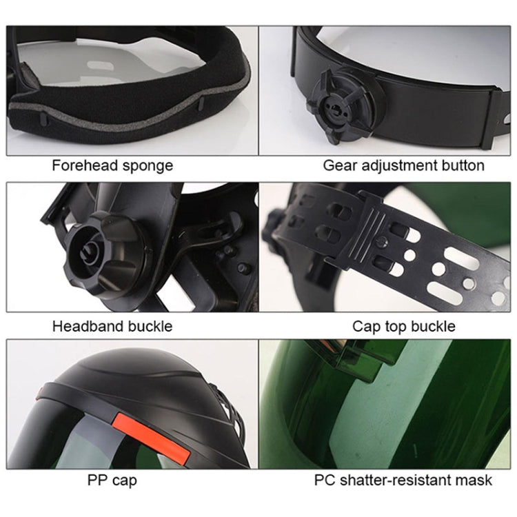 Fully Automatic Dimming Flip Welding Helmet Anti-Ultraviolet Argon Arc Welding Glasses, Fully Automatic Dimming Flip Welding Helmet
