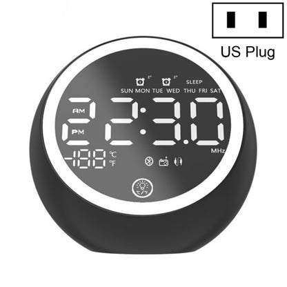 X10 Multifunctional Bluetooth Speaker LED Night Light Alarm Clock Bluetooth Speaker, Support TF Card & AUX & FM Radio, US Plug, EU Plug, UK Plug