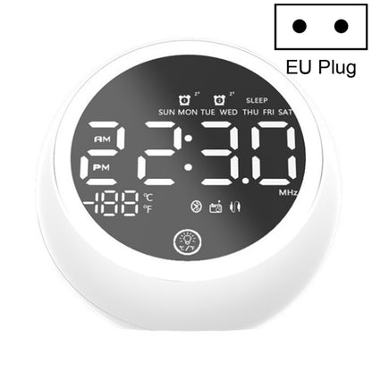 X10 Multifunctional Bluetooth Speaker LED Night Light Alarm Clock Bluetooth Speaker, Support TF Card & AUX & FM Radio, US Plug, EU Plug, UK Plug