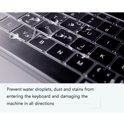 0.13mm Transparent TPU Laptop Keyboard Protective Film, For MacBook Air 13.3 inch A1369 & A1466, For MacBook Pro 13.3 inch A1706 & A1989 & A2159 (with Touch Bar), For MacBook Pro 15.4 inch A1707 & A1990 (with Touch Bar)