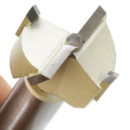 Woodworking Drill Bit Hole Opener Round Lengthened Wooden Door Drill, 15mm, 16mm, 18mm, 20mm, 22mm, 25mm, 28mm, 30mm, 32mm, 35mm, 38mm, 40mm, 45mm, 48mm, 50mm, 53mm, 55mm, 60mm