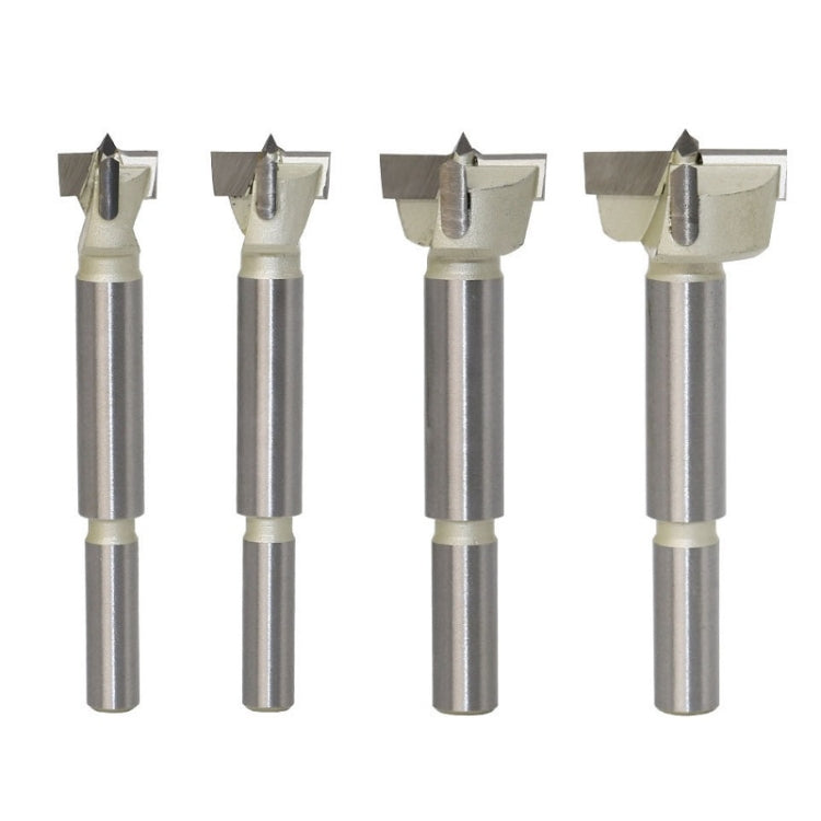 Woodworking Drill Bit Hole Opener Round Lengthened Wooden Door Drill, 15mm, 16mm, 18mm, 20mm, 22mm, 25mm, 28mm, 30mm, 32mm, 35mm, 38mm, 40mm, 45mm, 48mm, 50mm, 53mm, 55mm, 60mm