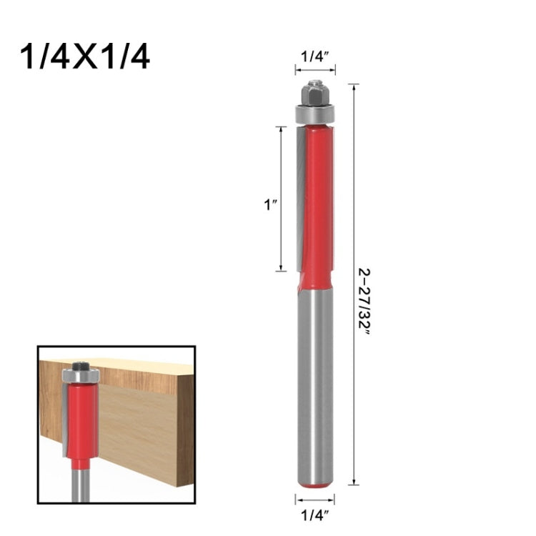 Woodworking Engraving Milling Cutter Trimming Machine Alloy Cutter Head, Model: 6mm Handle 4PCS/Set, 1/4x1/4mm, 1/4x5/16mm, 1/4x3/8mm, 1/4x1/2mm, 1/4mm Handle 4PCS/Set, 6x1/4mm, 6x5/16mm, 6x3/8mm, 6x1/2mm, 6mm Handle 4PCS/Set