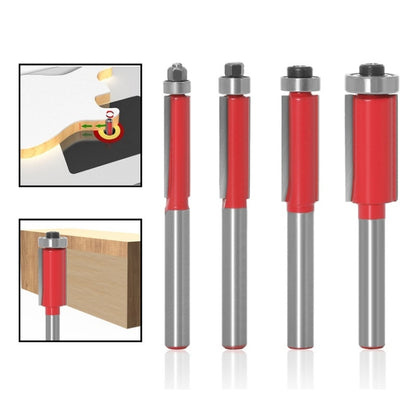 Woodworking Engraving Milling Cutter Trimming Machine Alloy Cutter Head, Model: 6mm Handle 4PCS/Set, 1/4x1/4mm, 1/4x5/16mm, 1/4x3/8mm, 1/4x1/2mm, 1/4mm Handle 4PCS/Set, 6x1/4mm, 6x5/16mm, 6x3/8mm, 6x1/2mm, 6mm Handle 4PCS/Set