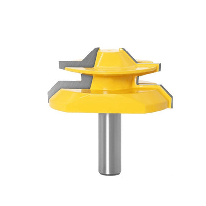 Woodworking Engraving Machine Milling Cutter 45 Degree Jointing Knife, 1/2x1-3/8mm, 1/2x2mm, 1/2x2-3/4mm, 12x1-3/8mm, 12x2mm, 12x2-3/4mm, 1/2mm Handle 3PCS/Set, 12mm Handle 3PCS/Set