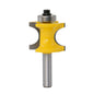 8-Shank Bearing Positive Semicircular Cutter Engraving Machine Woodworking Cutter, No. 1, No. 2, No. 3, No. 4, No. 5, 5 PCS/Set