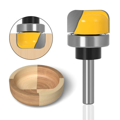 8-Handle Copy Type Deep Round Bottom Woodworking Milling Cutter Engraving Machine Keyhole Cutter, 8-Handle Copy Type
