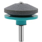 6 PCS Grinding Stone Industrial Electric Sharpener Mower Grinding Tool Wear Resistant Grinding Head, Plastic Blue, Plastic Black, Plastic Cyan, Plastic Red, Plastic Orange, Plastic Dark Blue, Metal
