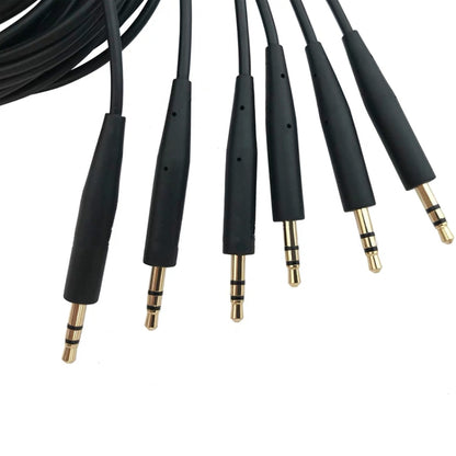 2 PCS 3.5mm To 2.5mm Audio Cable For Bose QC25 / QC35 / Soundtrue / SoundLink / OE2