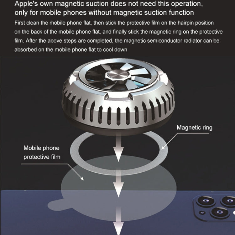 X6 Universal Mini Magnetic Mobile Phone Tablet Computer Semiconductor Radiator