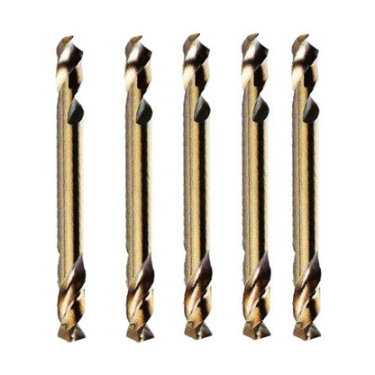 5pcs M35 Cobalt-Containing Twist Drill Bit High-Speed Steel Double Head Metal Steel Plate Expansion Hole Drill, Model: Double Head 3.0mm, Double Head 3.0mm, Double Head 3.2mm, Double Head 3.5mm, Double Head 4.0mm, Double Head 4.2mm, Double Head 4.5mm��...
