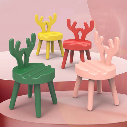 Cartoon Chair Shape Desktop Mobile Phone Holder Cute Mini Universal Phone Rack