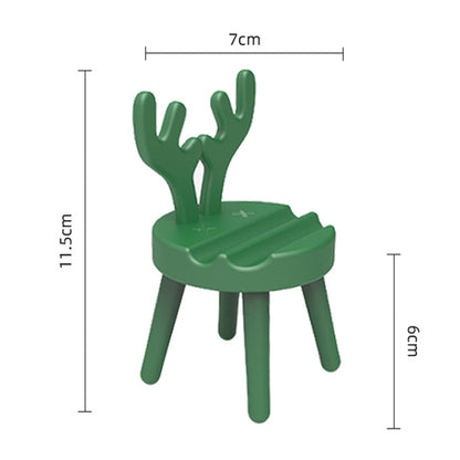 Cartoon Chair Shape Desktop Mobile Phone Holder Cute Mini Universal Phone Rack