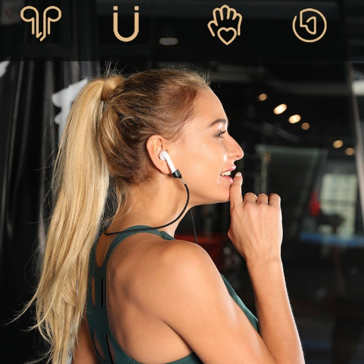 Wireless Earphones Acrylic Strong Magnetic Anti-Lost Rope For AirPods, Red, Black