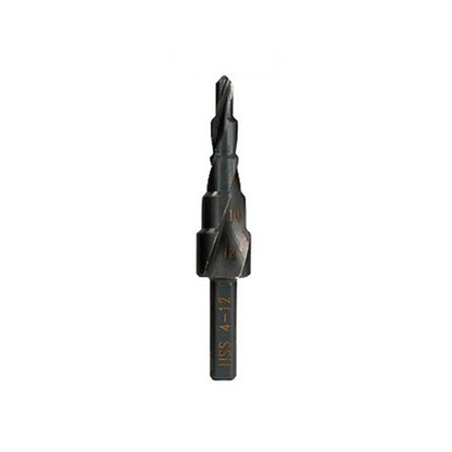 4-12mm   Triangular Shank Spiral Flute Step Drill Bit, 4-12mm, 4-20mm, 4-32mm, 6-30mm