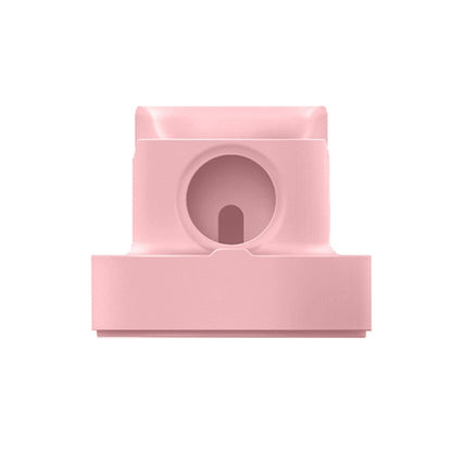 2 In 1 Smart Watch Charging Bracket Desktop Silicone Watch Charging Stand For Apple Watch