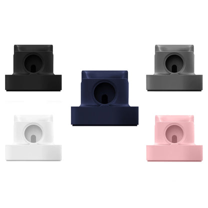 2 In 1 Smart Watch Charging Bracket Desktop Silicone Watch Charging Stand For Apple Watch