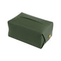 2 PCS Car Leather Tissue Box Home Paper Towel Storage Box