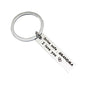 10 PCS C1010 Drive Safe Stainless Steel Tag Keychain, 10x40mm