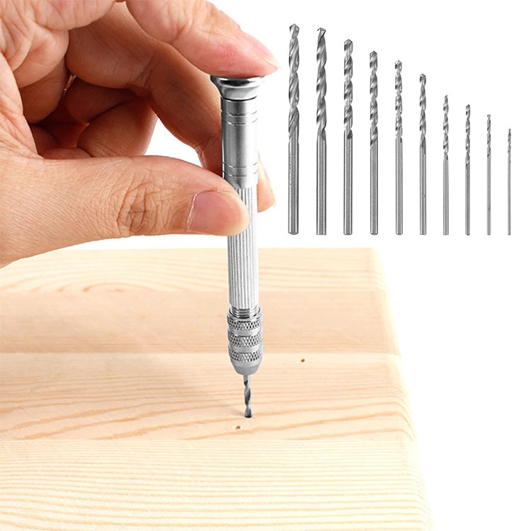 Drill Aluminum Slloy Hand Drill Punch, Drill, Steel Pick, Double-ended Steel Pick, Steel Pick + 10 Drills, Double-ended Steel Pick + 10 Drills, Hand Twist Drill, Steel Pick + Holder + 10 Drills, Double-ended Steel Pick + Holder + 10 Drills�������������...