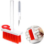 2 PCS 5 In 1 Earbud Cleaning Pen + Keyboard Cleaning Brush + Key Cap Puller, White, Red White, Red Black